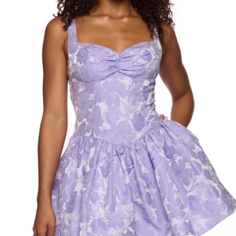 B Darlin Lilac Purple Sweetheart Neckline Evening Event Formal Prom